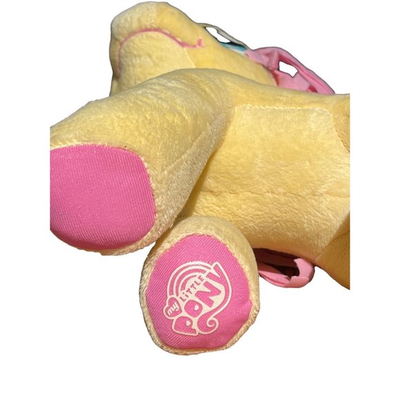 2013 Fluttershy Butterfly Yellow My Little Pony Plush 11" Stuffed Animal Pink - Picture 5 of 8